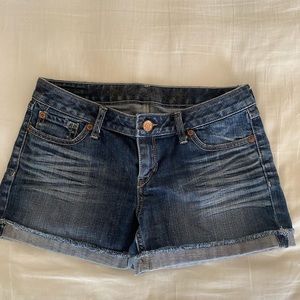 Express denim shorts